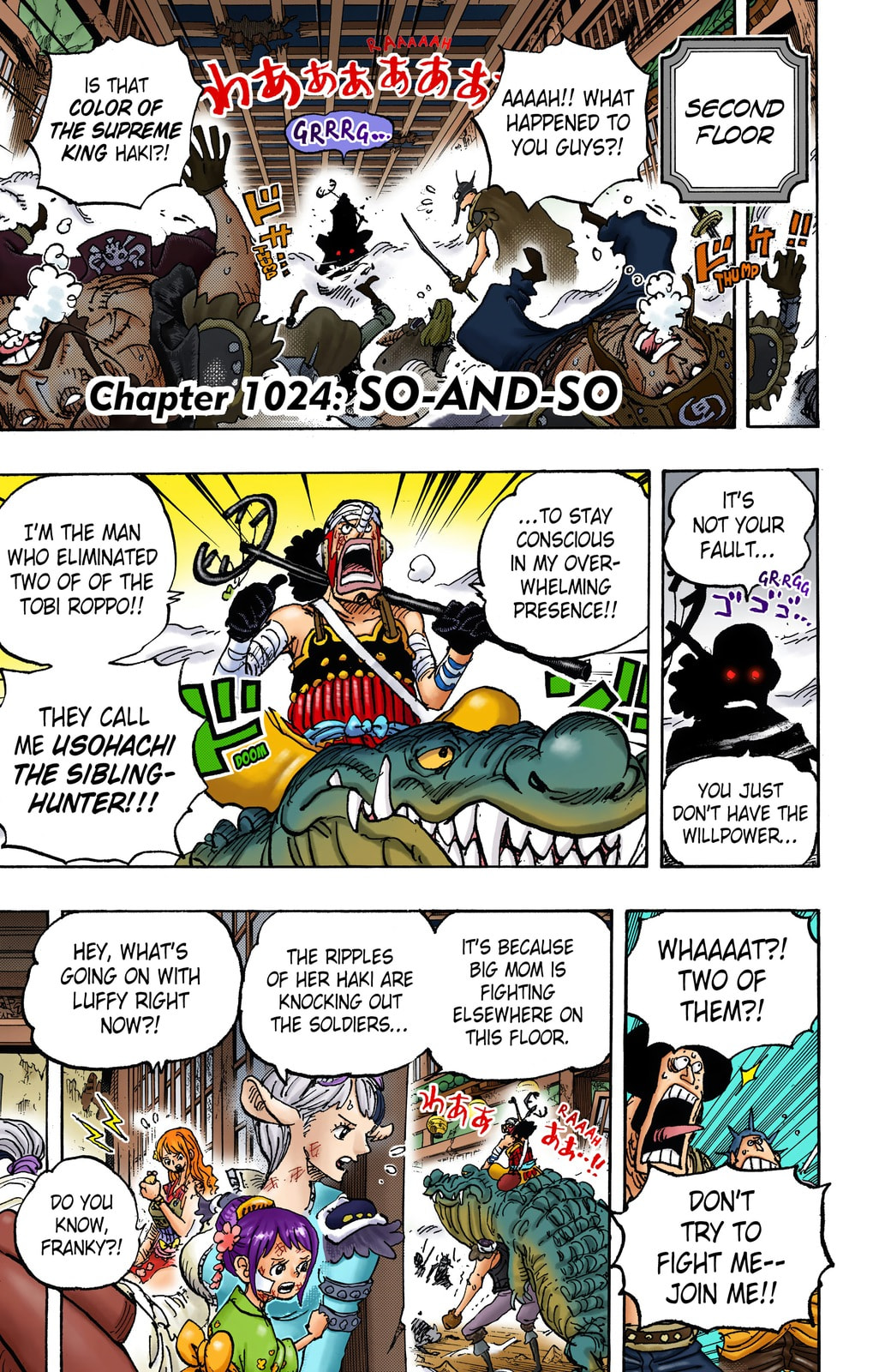 One Piece Digital Colored Chapter 1024 image 01